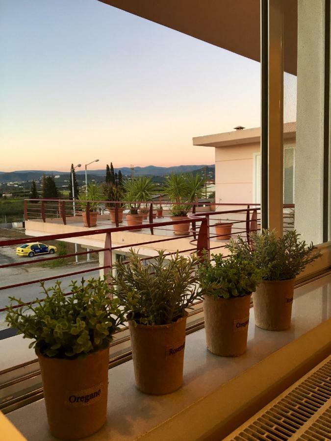 Luxury House In Nafplio With A Great View Balcony Apartment Bagian luar foto