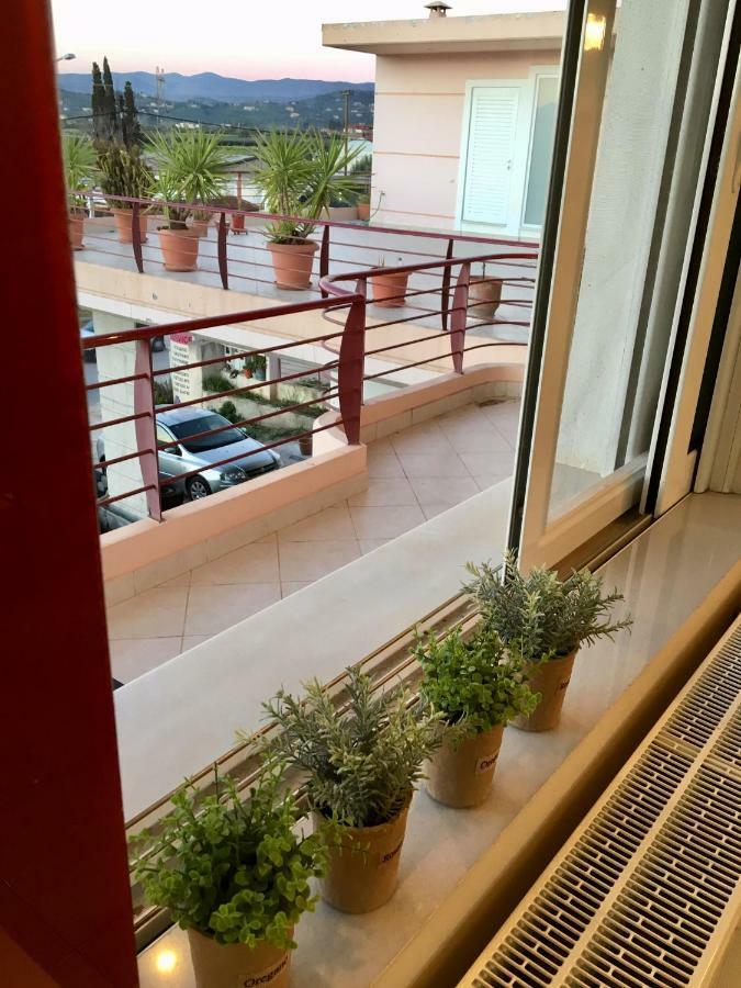 Luxury House In Nafplio With A Great View Balcony Apartment Bagian luar foto